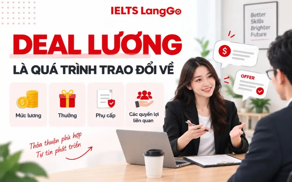 Deal lương là quá trình ứng viên và nhà tuyển dụng trao đổi để thống nhất mức thu nhập và quyền lợi phù hợp.