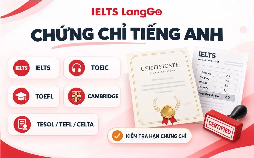 Các chứng chỉ tiếng Anh giúp nhà tuyển dụng đánh giá nhanh năng lực ngoại ngữ của ứng viên trợ giảng.