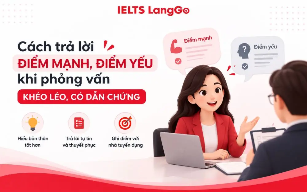 Nhà tuyển dụng đánh giá mức độ phù hợp của ứng viên qua cách trả lời điểm mạnh, điểm yếu.