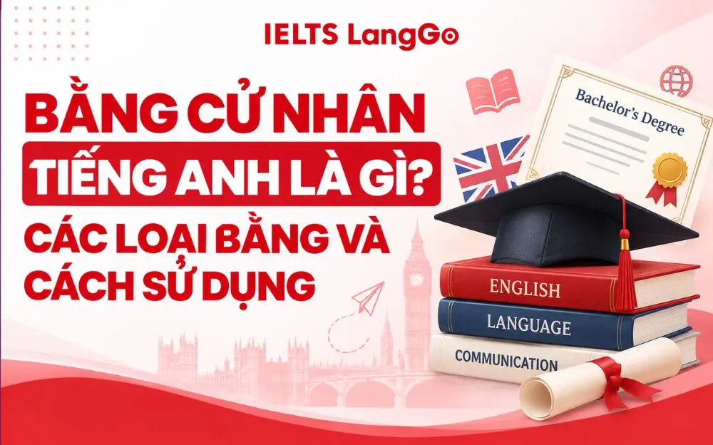 BẰNG CỬ NHÂN TIẾNG ANH LÀ GÌ? CÁC LOẠI BẰNG VÀ CÁCH SỬ DỤNG