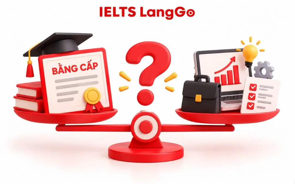 Bằng cấp và năng lực thực tế đều quan trọng khi ứng tuyển việc làm.