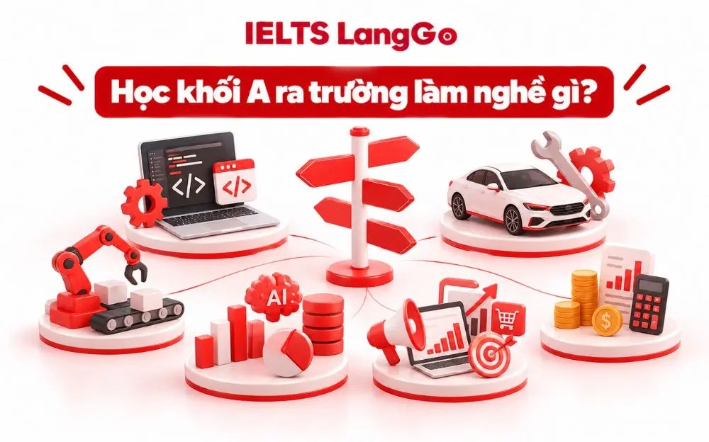 Học khối A mở ra nhiều cơ hội nghề nghiệp trong các lĩnh vực khác nhau.