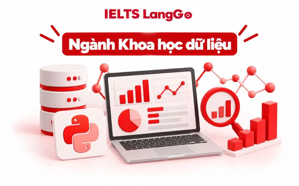 Ngành Khoa học dữ liệu kết hợp lập trình, thống kê và phân tích dữ liệu.