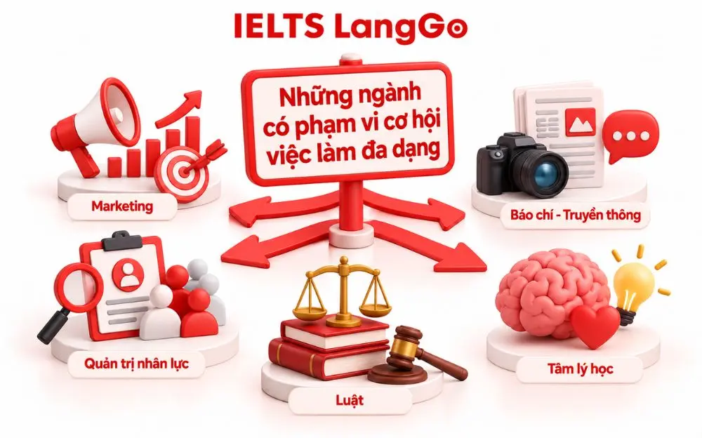 Năm ngành học khối C mở ra nhiều cơ hội việc làm đa dạng.