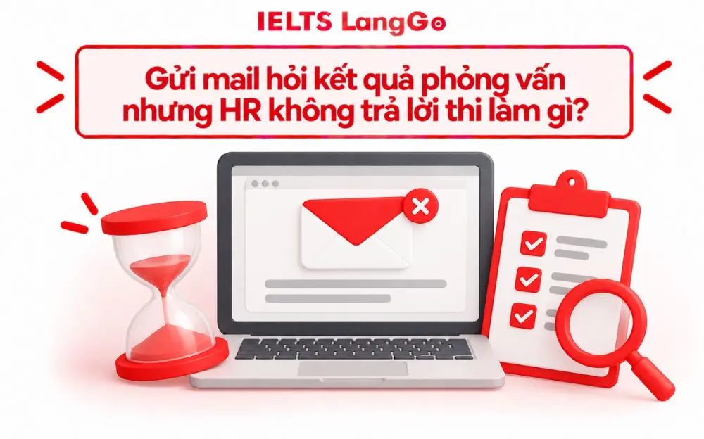 Cách xử lý khi gửi mail hỏi kết quả phỏng vấn nhưng HR không phản hồi.