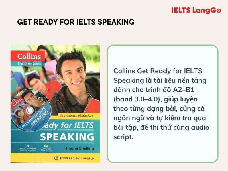 Get ready for IELTS là bộ sách toàn diện cho người mới bắt đầu
